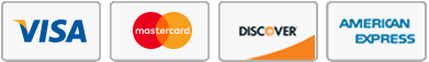AlphaSteel checkout accepts Visa, Mastercard, Discover and American Express